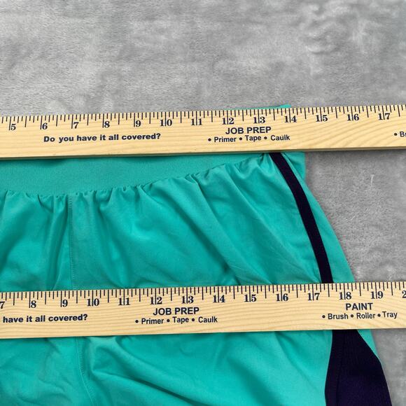 Under Armour Shorts Women Small Turquoise Fly By Elite 5" Attached Brief 1369757 - Picture 9 of 16